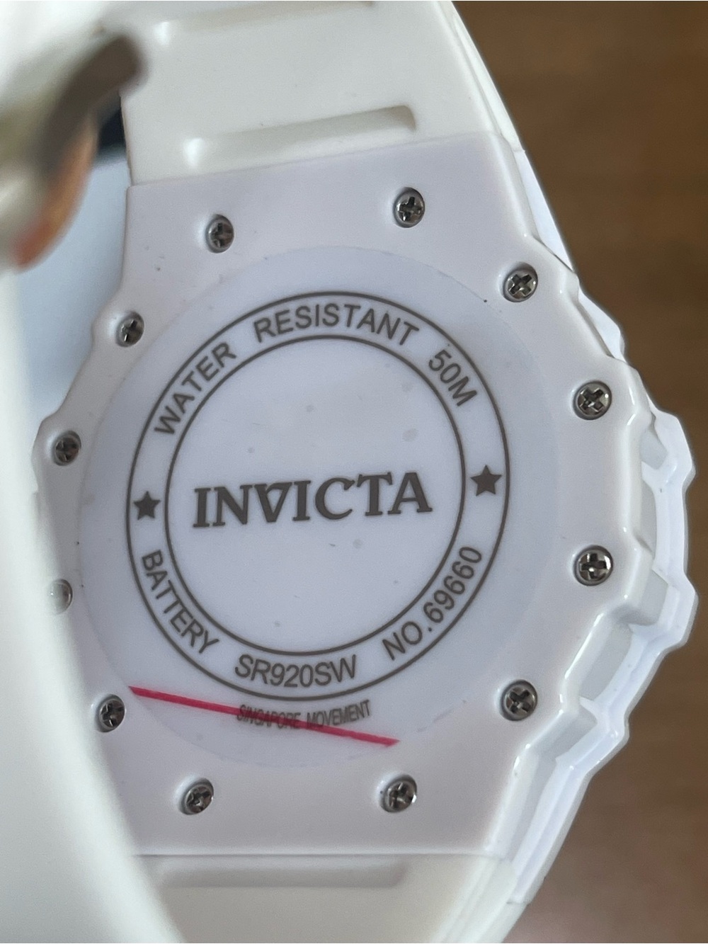 Invicta Racing Vaulthan Men's Watch - 44mm, White & Red (69660) New - Picture 12 of 12